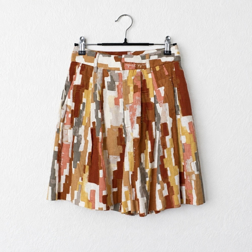 Scotch & Soda Women's Printed Linen Blend Shorts Size 25 NWT Runs Small